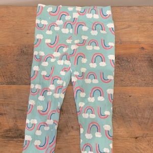 Baby Blue Rainbow leggings with a little sparkle size 5-6 by Cat & Jack.